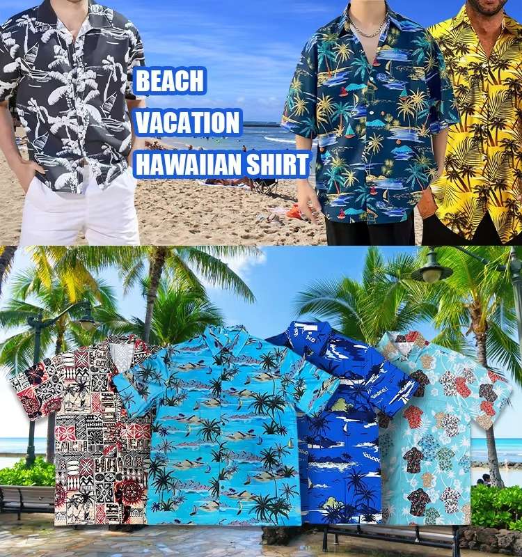 Premium 200g Heavyweight Hawaiian Shirt | Custom Sublimation Floral Beach & Vacation Shirt premium 200g heavyweight hawaiian shirt | custom sublimation floral beach & vacation shirt