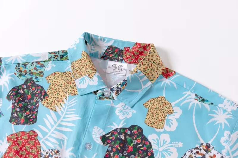 Premium 200g Heavyweight Hawaiian Shirt | Custom Sublimation Floral Beach & Vacation Shirt premium 200g heavyweight hawaiian shirt | custom sublimation floral beach & vacation shirt