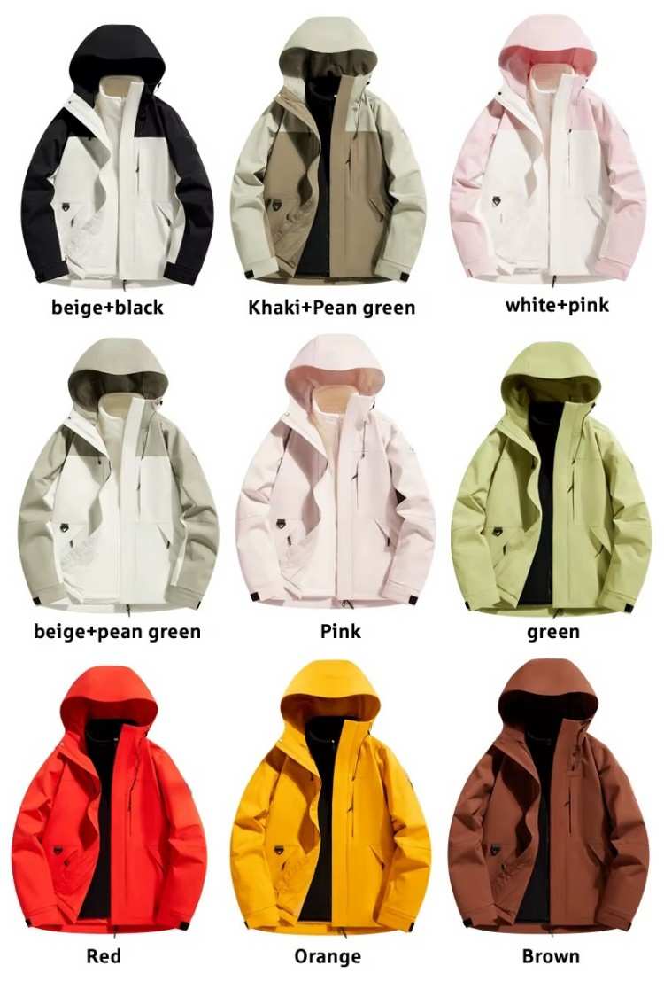 Premium 3 in 1 Detachable Shell Fleece Jacket Custom Waterproof Unisex Hiking Fishing Coat premium 3 in 1 detachable shell & fleece jacket | custom waterproof unisex hiking & fishing coat