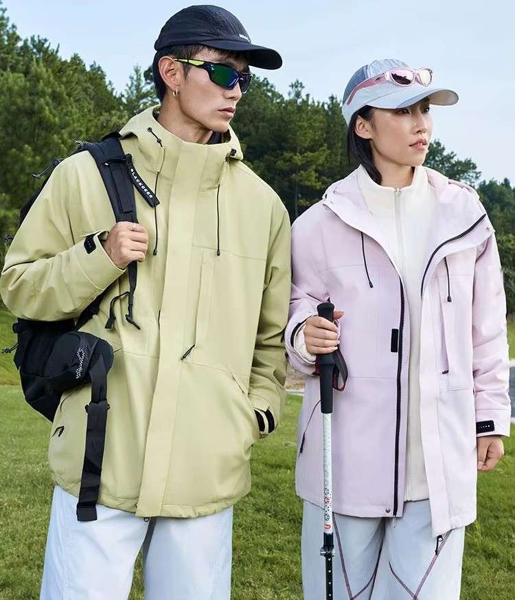 Premium 3 in 1 Detachable Shell Fleece Jacket Custom Waterproof Unisex Hiking Fishing Coat premium 3 in 1 detachable shell & fleece jacket | custom waterproof unisex hiking & fishing coat